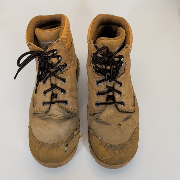 Carhartt Waterproof Steel‎ Toe Work Boots Mens Size 10.5 Tan CMF6356 EH main image 5
